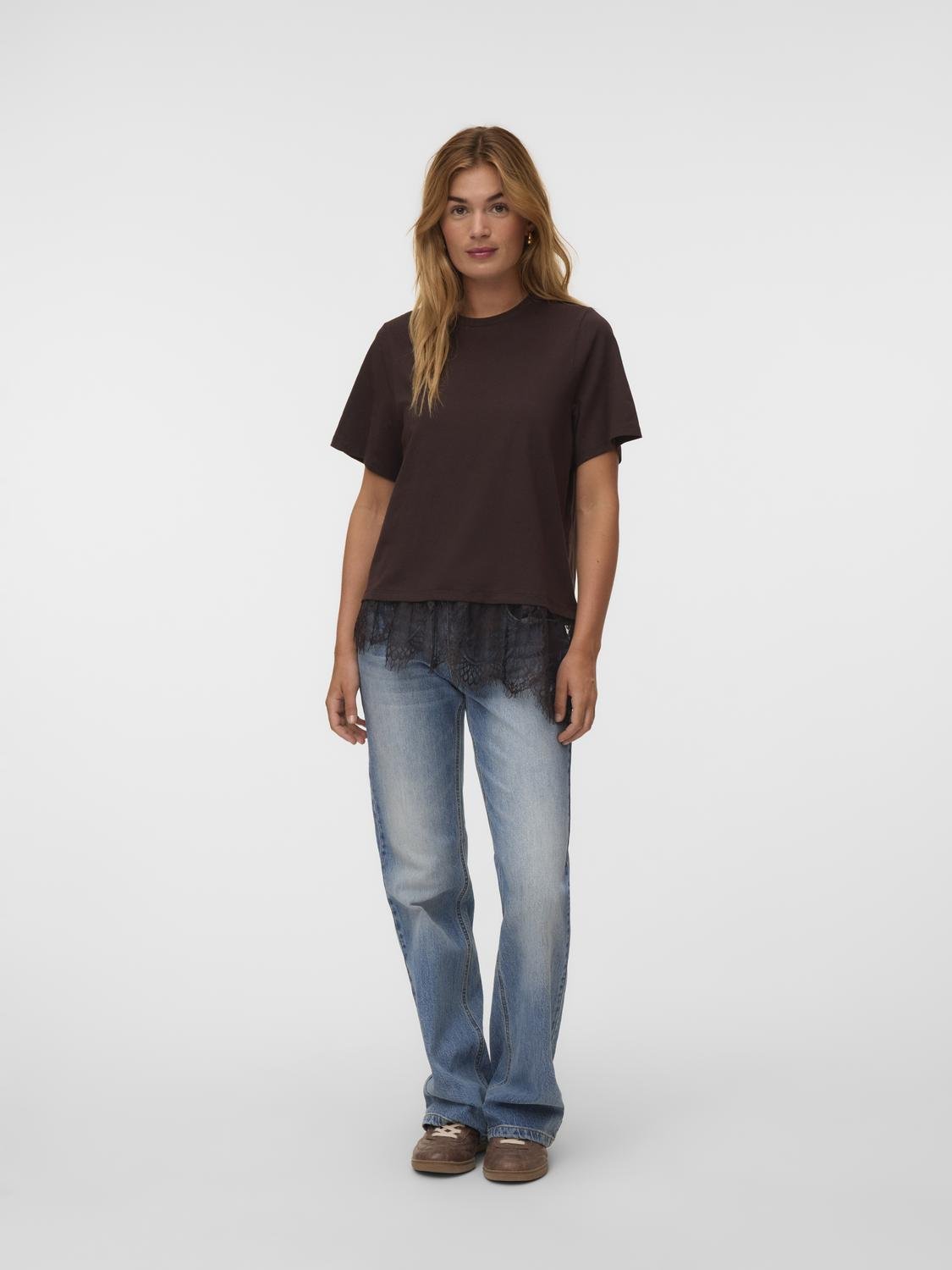 VMBRIT T-shirt - Chocolate Torte - VERO MODA & VILA Bergvik